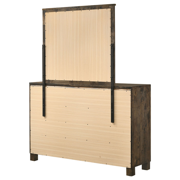Woodmont Dresser With Mirror - U&U Home Budget Furniture (Carteret, NJ)