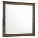 Woodmont Rectangle Dresser Mirror Rustic Golden Brown - U&U Home Budget Furniture (Carteret, NJ)