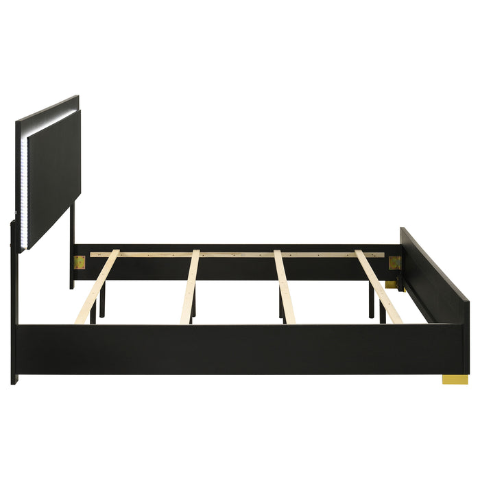 Marceline Panel Bed with LED Lighting