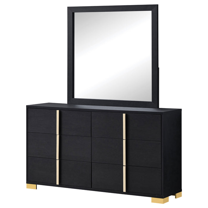 Marceline Dresser With Mirror - U&U Home Budget Furniture (Carteret, NJ)