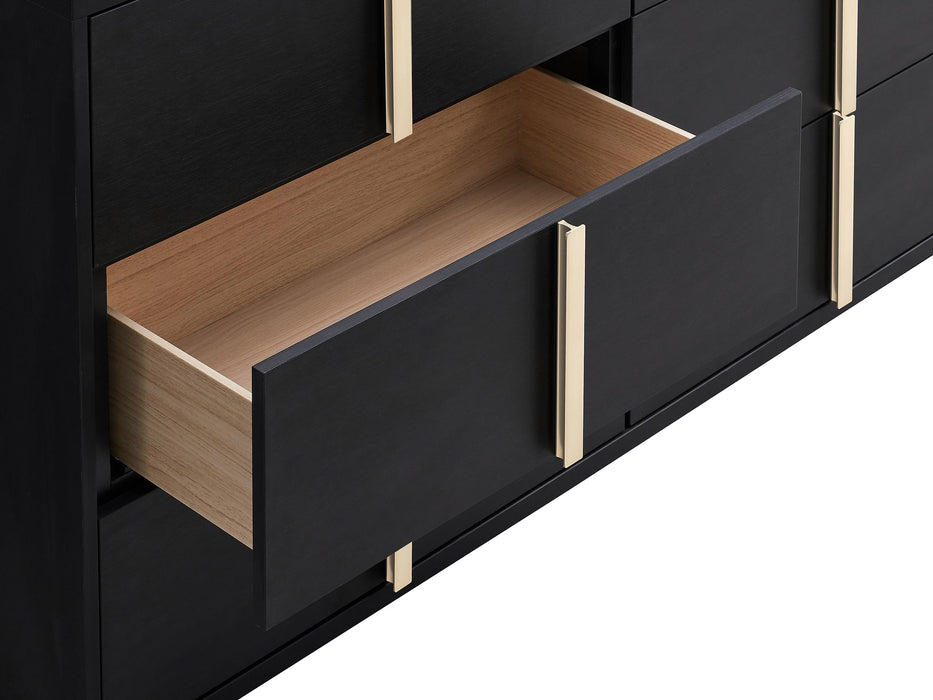 Marceline Dresser With Mirror - U&U Home Budget Furniture (Carteret, NJ)