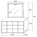 Marceline Dresser With Mirror - U&U Home Budget Furniture (Carteret, NJ)