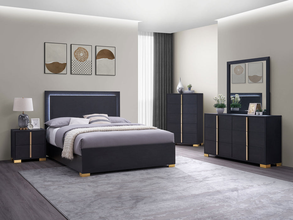 Marceline Dresser With Mirror - U&U Home Budget Furniture (Carteret, NJ)