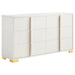 Marceline Bedroom Sets White & Black 4 & 5 Piece - U&U Home Budget Furniture (Carteret, NJ)