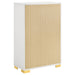 Marceline Bedroom Sets White & Black 4 & 5 Piece - U&U Home Budget Furniture (Carteret, NJ)
