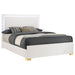 Marceline Beds White & Black Eastren King, Full, Twin, & Queen - U&U Home Budget Furniture (Carteret, NJ)
