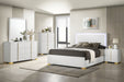 Marceline Bedroom Sets White & Black 4 & 5 Piece - U&U Home Budget Furniture (Carteret, NJ)