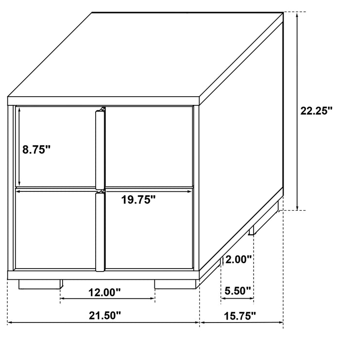 Marceline Bedroom Sets White & Black 4 & 5 Piece - U&U Home Budget Furniture (Carteret, NJ)