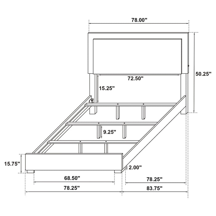 Marceline Queen Beds - U&U Home Budget Furniture (Carteret, NJ)