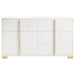 Marceline Bedroom Sets White & Black 4 & 5 Piece - U&U Home Budget Furniture (Carteret, NJ)