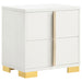 Marceline Bedroom Sets White & Black 4 & 5 Piece - U&U Home Budget Furniture (Carteret, NJ)