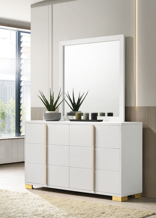 Marceline Dresser With Mirror - U&U Home Budget Furniture (Carteret, NJ)