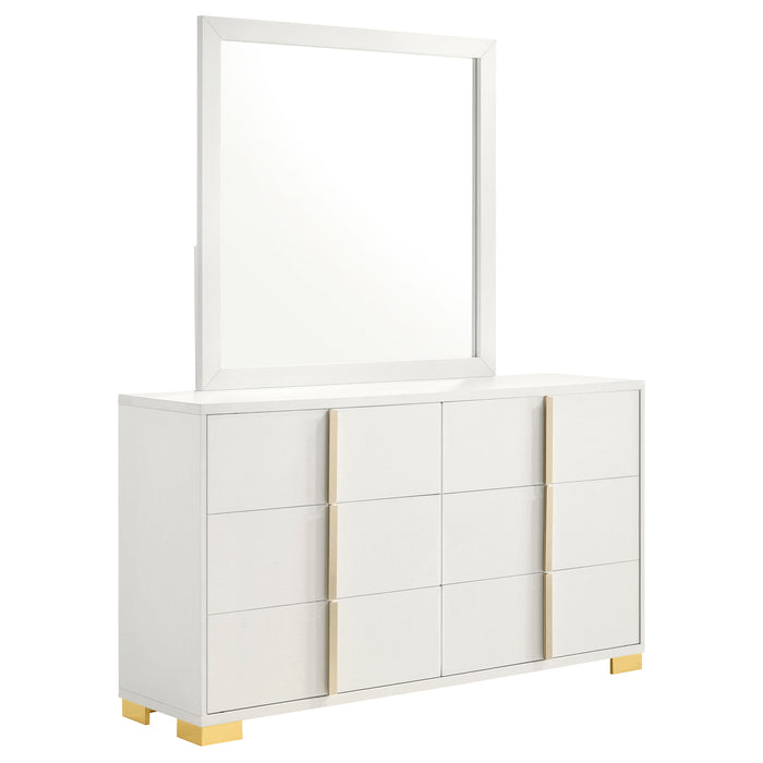 Marceline Dresser With Mirror - U&U Home Budget Furniture (Carteret, NJ)