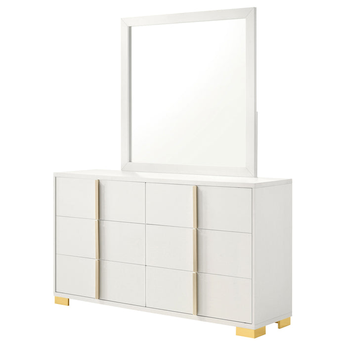 Marceline Dresser With Mirror - U&U Home Budget Furniture (Carteret, NJ)