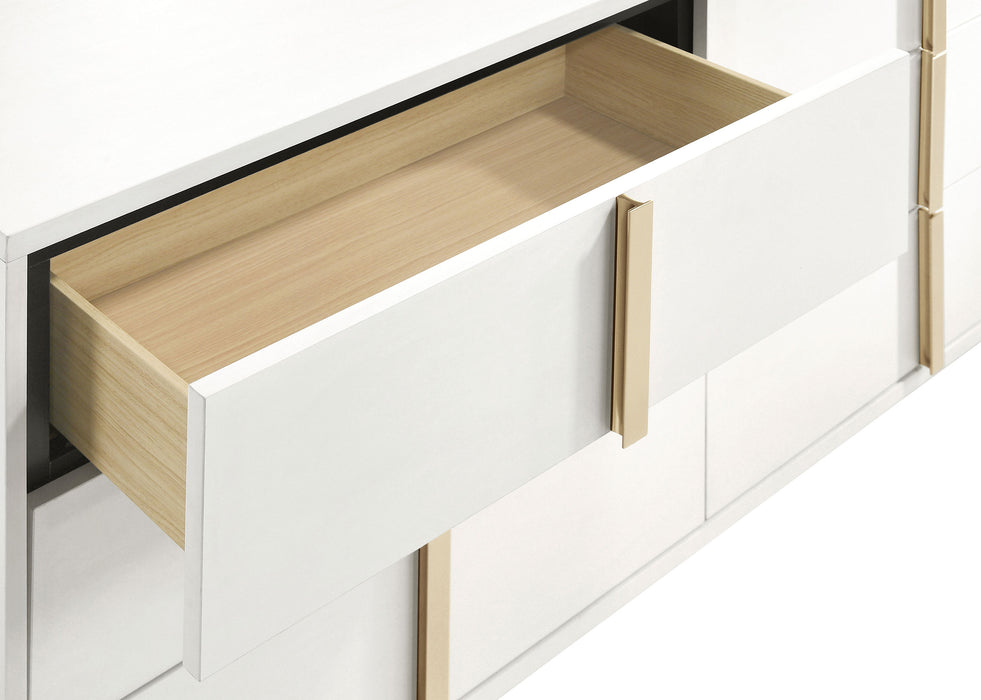 Marceline Dresser With Mirror - U&U Home Budget Furniture (Carteret, NJ)