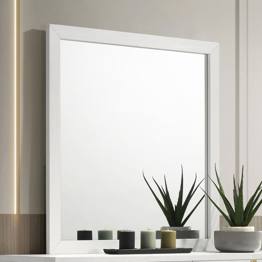 Marceline Dresser Mirror White - U&U Home Budget Furniture (Carteret, NJ)