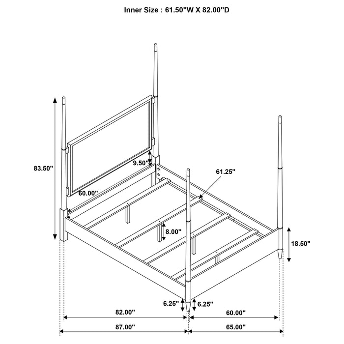 Emberlyn Queen Bed - U&U Home Budget Furniture (Carteret, NJ)