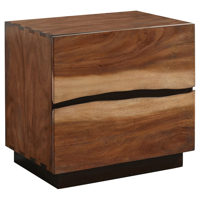 Winslow Bedroom Set Smokey Walnut - U&U Home Budget Furniture (Carteret, NJ)