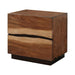 Winslow 2-drawer Nightstand Smokey Walnut and Coffee Bean - U&U Home Budget Furniture (Carteret, NJ)
