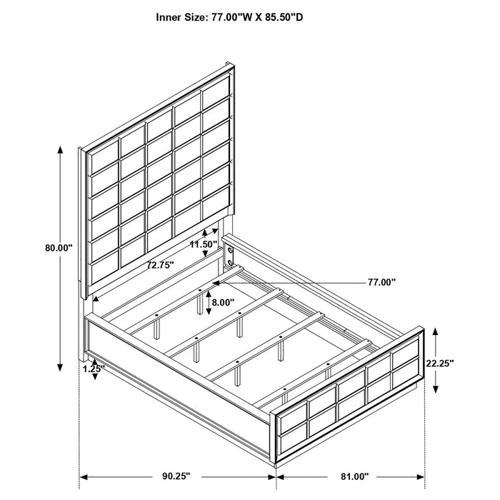Durango Bedroom Set - U&U Home Budget Furniture (Carteret, NJ)