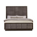 Durango California King, Eastren King, & Queen Upholstered Bed Smoked Peppercorn and Grey - U&U Home Budget Furniture (Carteret, NJ)
