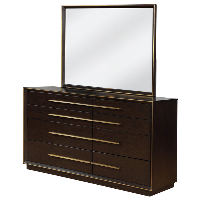 Durango Dresser With Mirror - U&U Home Budget Furniture (Carteret, NJ)