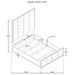 Durango 4 & 5 Piece E.King, Cal.King & Queen Bedroom Set - U&U Home Budget Furniture (Carteret, NJ)