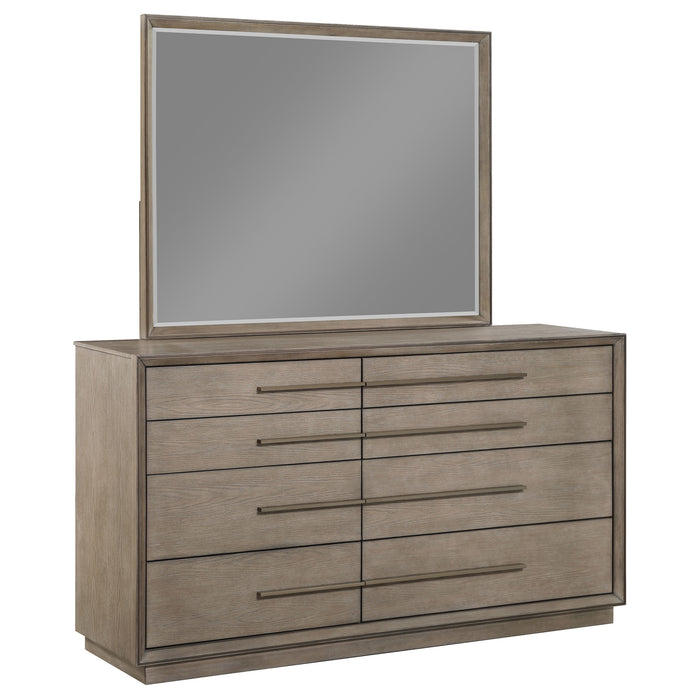 Durango Dresser With Mirror - U&U Home Budget Furniture (Carteret, NJ)