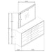 Durango Dresser With Mirror - U&U Home Budget Furniture (Carteret, NJ)