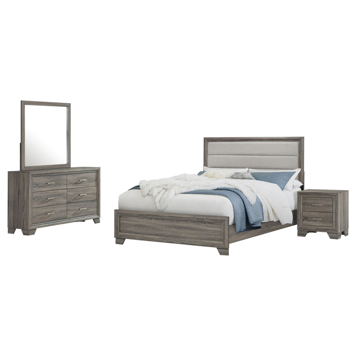 Wright 4 Pc & 5 Pc Bedroom Set - U&U Home Budget Furniture (Carteret, NJ)