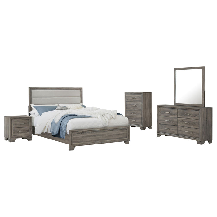 Wright 4 Pc & 5 Pc Bedroom Set - U&U Home Budget Furniture (Carteret, NJ)