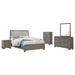 Wright 4 Pc & 5 Pc Bedroom Set - U&U Home Budget Furniture (Carteret, NJ)