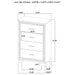 Wright 4 Pc & 5 Pc Bedroom Set - U&U Home Budget Furniture (Carteret, NJ)