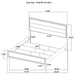 Wright California King Bed - U&U Home Budget Furniture (Carteret, NJ)