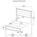 Wright 4 Pc & 5 Pc Bedroom Set - U&U Home Budget Furniture (Carteret, NJ)