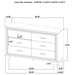 Wright Dresser - U&U Home Budget Furniture (Carteret, NJ)