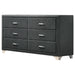 Melody 6-drawer Upholstered Dresser Grey - U&U Home Budget Furniture (Carteret, NJ)