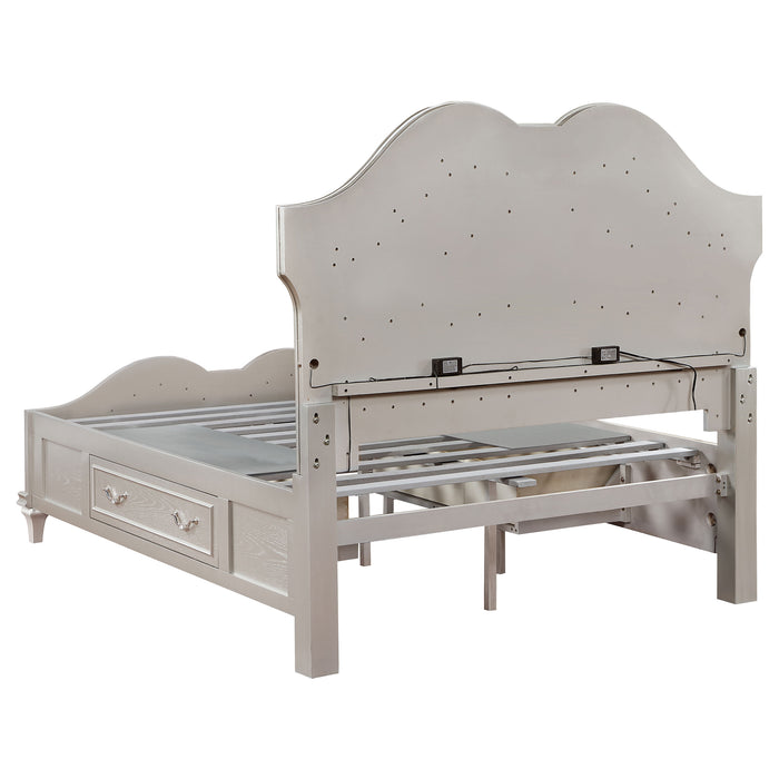 Evangeline 4 & 5 Piece Bedroom Set - U&U Home Budget Furniture (Carteret, NJ)