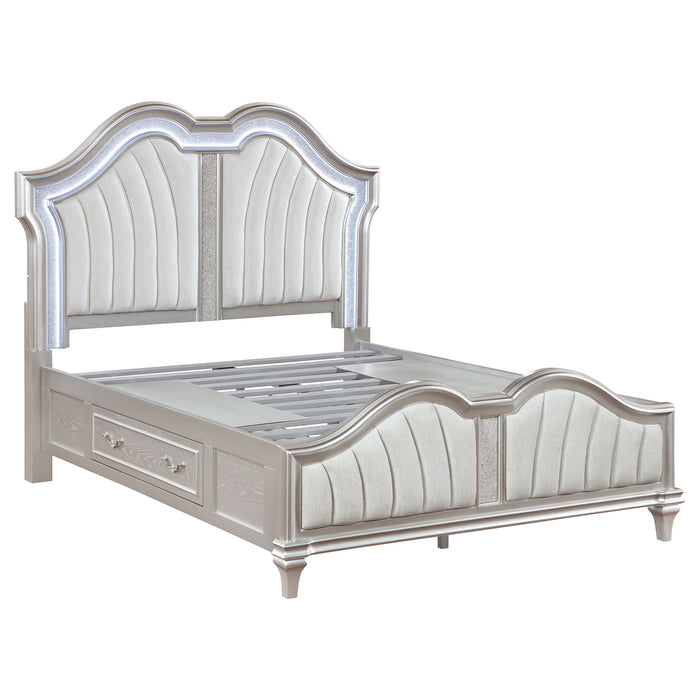 Evangeline 4 & 5 Piece Bedroom Set - U&U Home Budget Furniture (Carteret, NJ)
