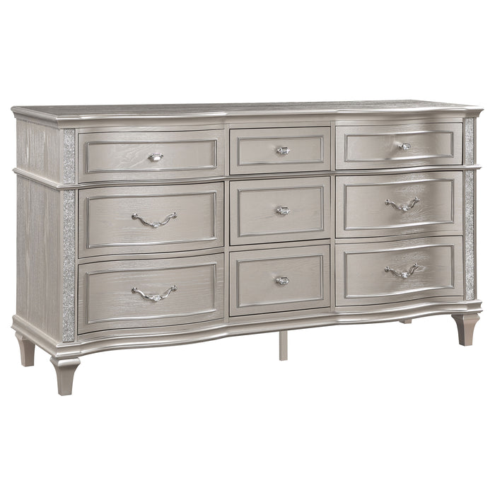 Evangeline 4 & 5 Piece Bedroom Set - U&U Home Budget Furniture (Carteret, NJ)