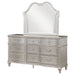 Evangeline Dresser With Mirror - U&U Home Budget Furniture (Carteret, NJ)