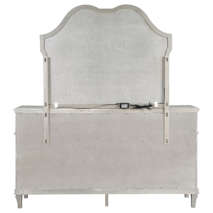 Evangeline Dresser With Mirror - U&U Home Budget Furniture (Carteret, NJ)