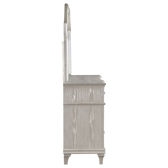 Evangeline Dresser With Mirror - U&U Home Budget Furniture (Carteret, NJ)