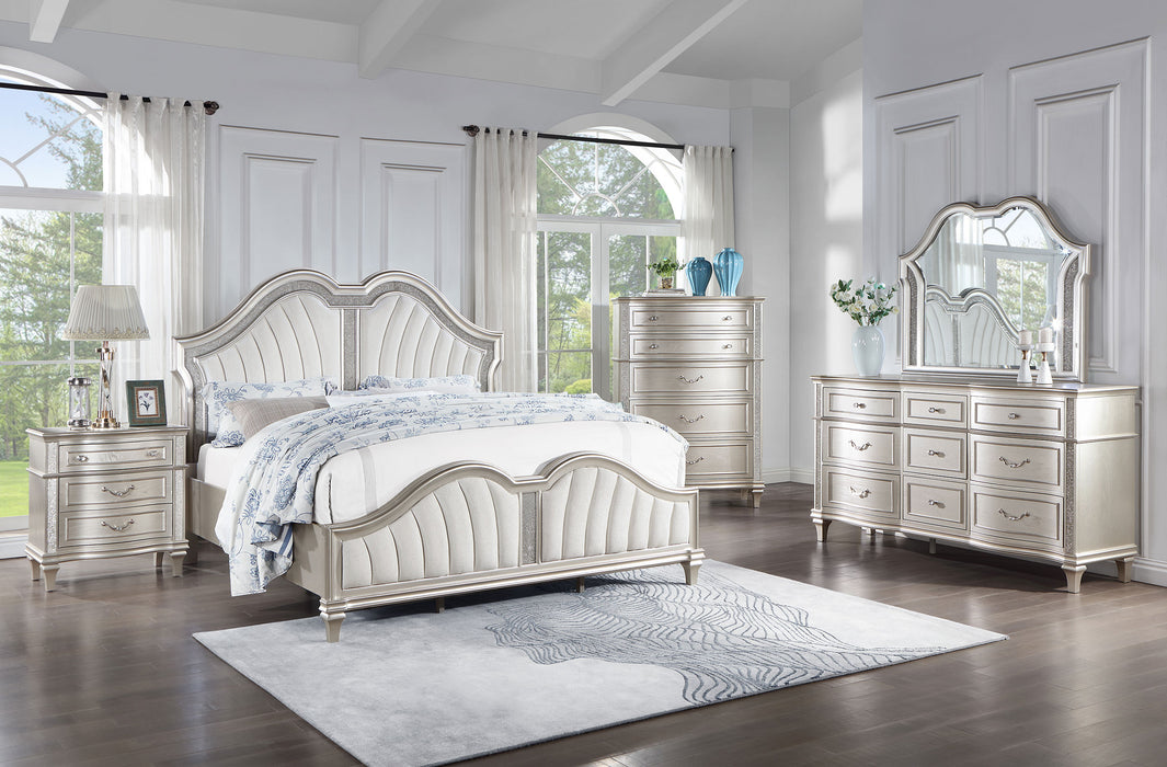 Evangeline Dresser With Mirror - U&U Home Budget Furniture (Carteret, NJ)