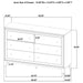 Welsley 4 & 5 PieceBedroom Set - U&U Home Budget Furniture (Carteret, NJ)