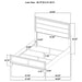 Welsley 4 & 5 PieceBedroom Set - U&U Home Budget Furniture (Carteret, NJ)