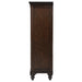 Andover 6-drawer Tempered Glass Door Chest Dark Oak - U&U Home Budget Furniture (Carteret, NJ)