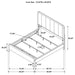 Amsbury California King, E.King, & Queen Bed - U&U Home Budget Furniture (Carteret, NJ)