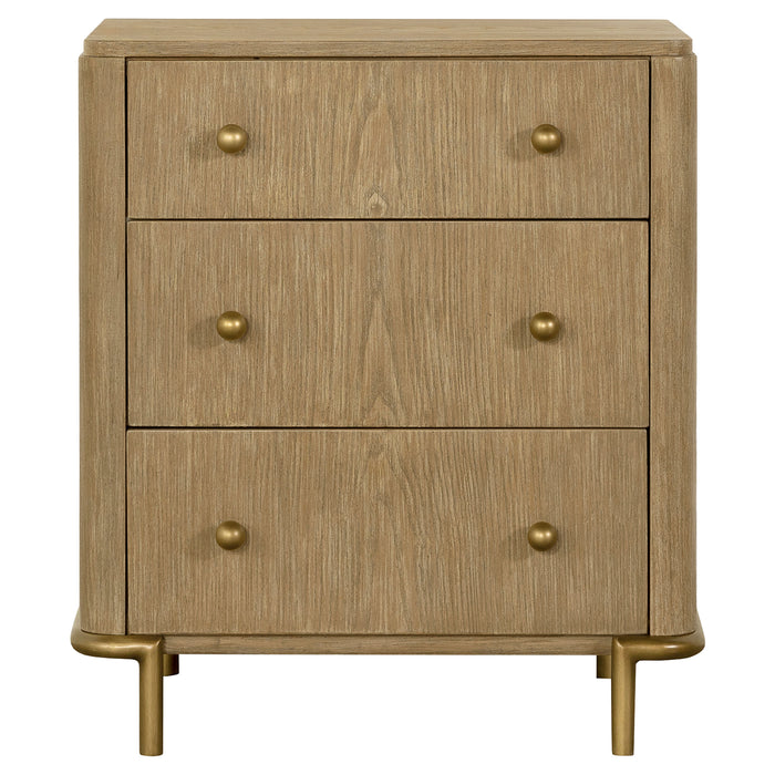 Arini 5 Pc Bedroom Sets Beige - U&U Home Budget Furniture (Carteret, NJ)