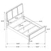 Arini Bedroom Set Beige - U&U Home Budget Furniture (Carteret, NJ)